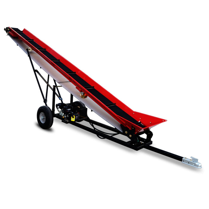 6.5HP Firewood Conveyor Max. 9.8ft Lift Height with B&S Engine and 12" PVC Belt