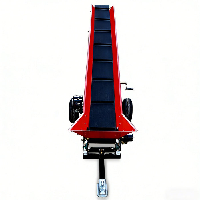 6.5HP Firewood Conveyor Max. 9.8ft Lift Height with B&S Engine and 12" PVC Belt