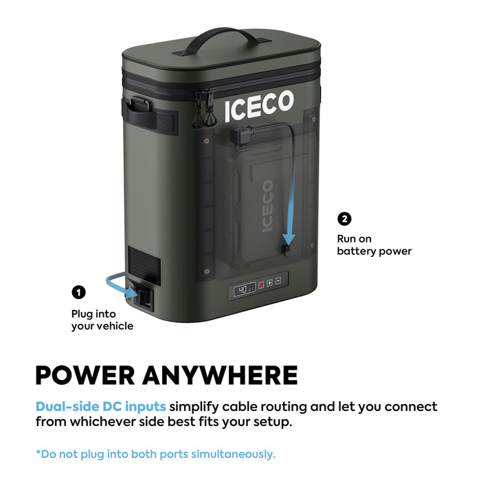 ICECO NEW! 13.5QT GOPACK12 Single Zone 12V Ice-Free Portable Freezer