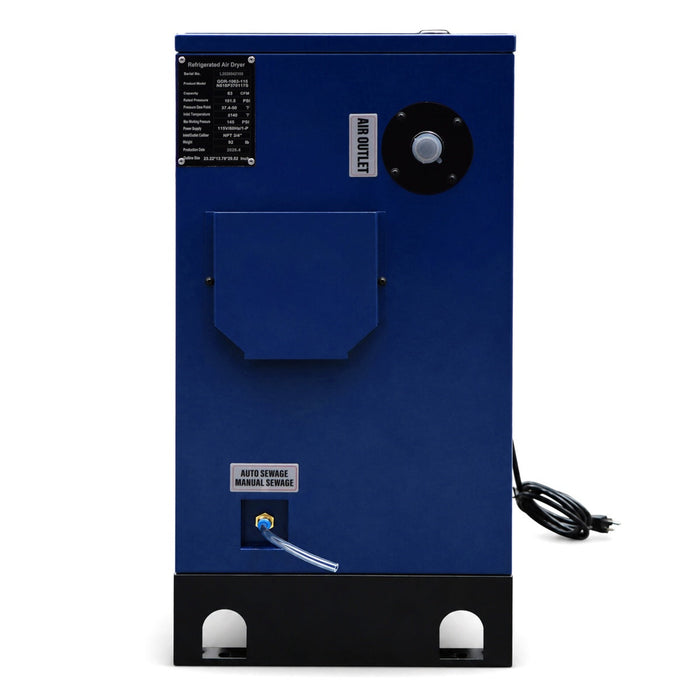 63CFM Refrigerated Air Dryer for 10HP & 15HP Compressors