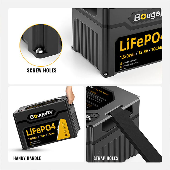 BougeRV 12V 400 Watt Rigid Solar Kit （Upgraded Version）