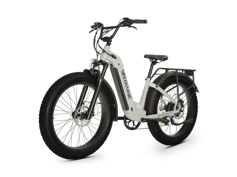 Velowave Ranger Step-Thru 2.0 Electric Bike – 750W Motor, 48V 15Ah Battery, 26×4.0 Tires