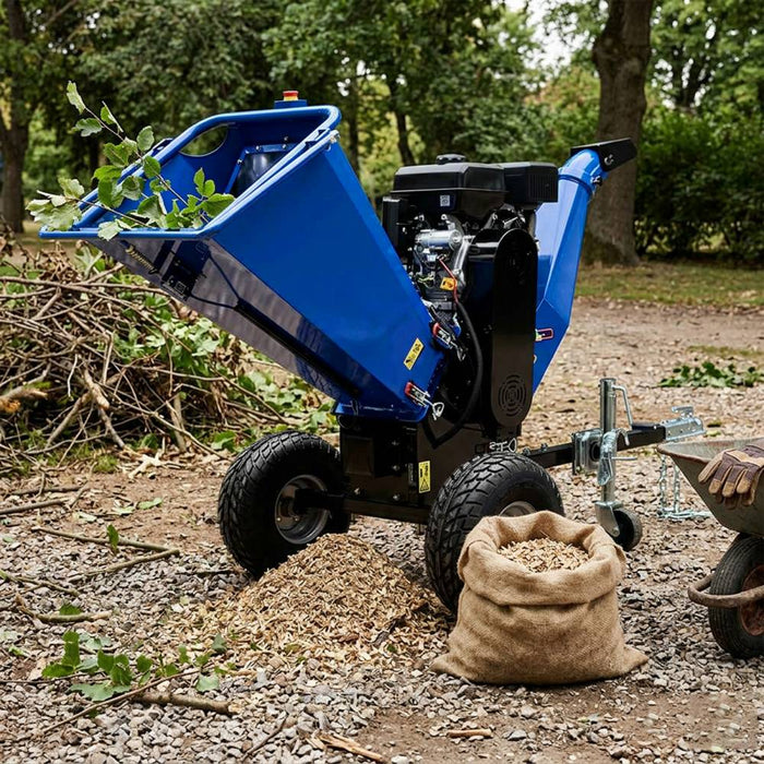 6" 15 HP 420cc Gas Powered E-start Wood Chipper