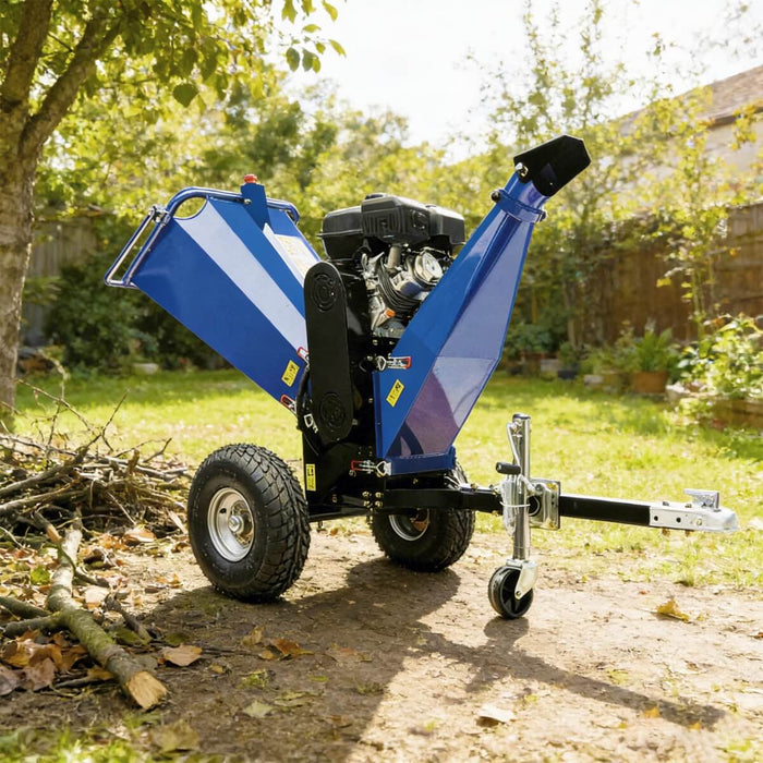 6" 15 HP 420cc Gas Powered E-start Wood Chipper