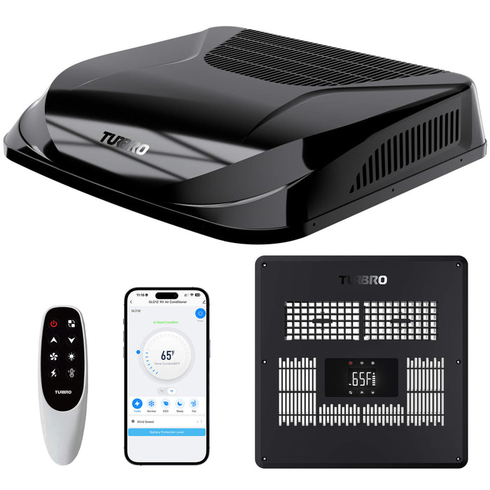Greenland 12,000 BTU 12V DC Inverter Rooftop RV Air Conditioner