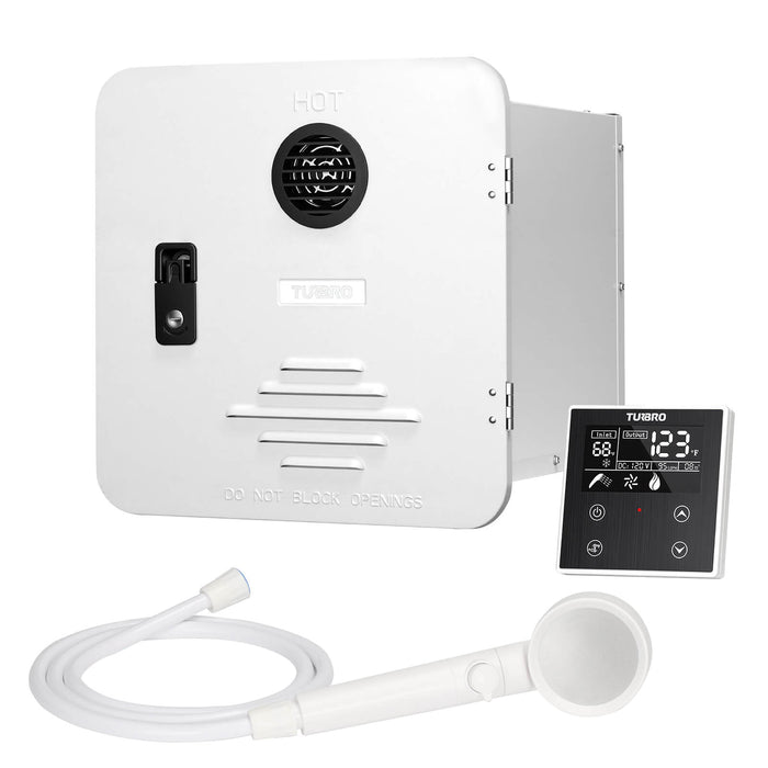 Rotorua 65K BTU RV Tankless Propane Water Heater with Door