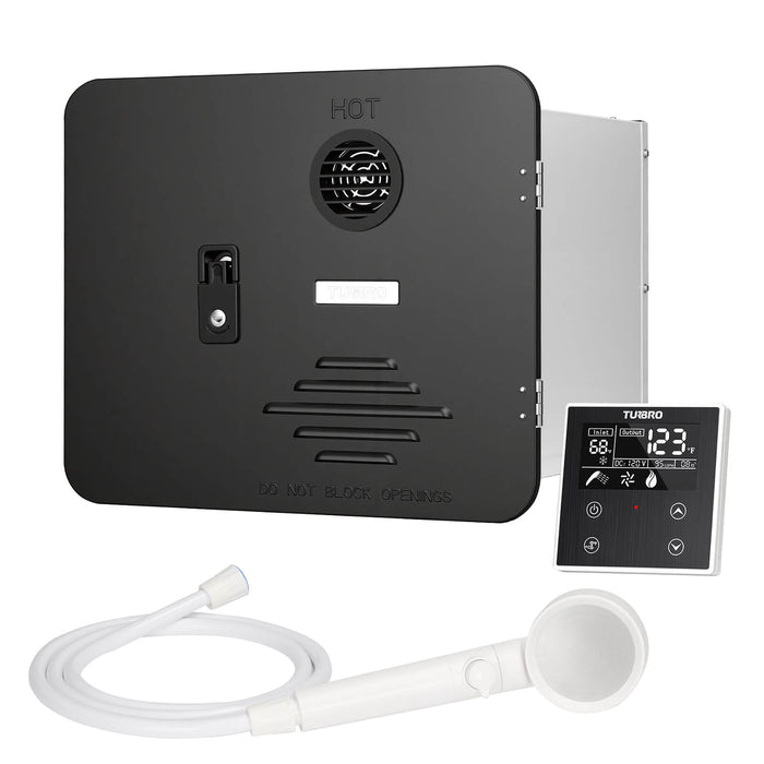 Rotorua 65K BTU RV Tankless Propane Water Heater with Door