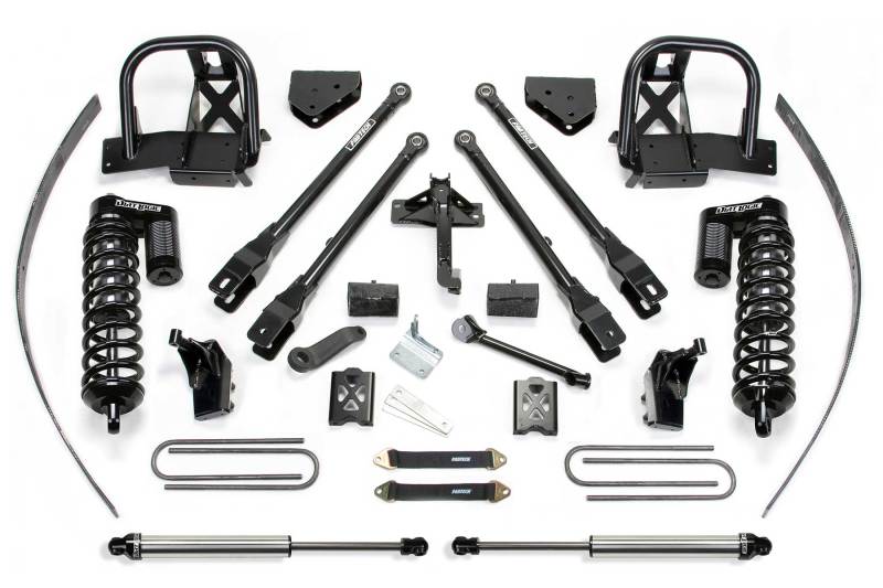 Fabtech K2142DL - 11-16 Ford F250 4WD w/Factory Overload 8in 4Link Sys w/Dlss 4.0 C/O& Rr Dlss