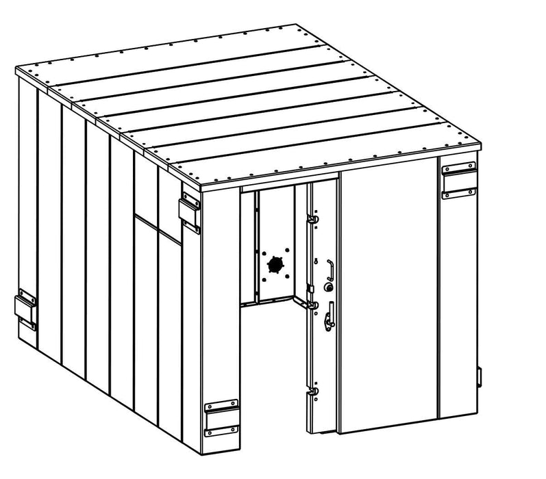 Swisher ESP Safety Shelter- 20 Person Private / 12 Person Business