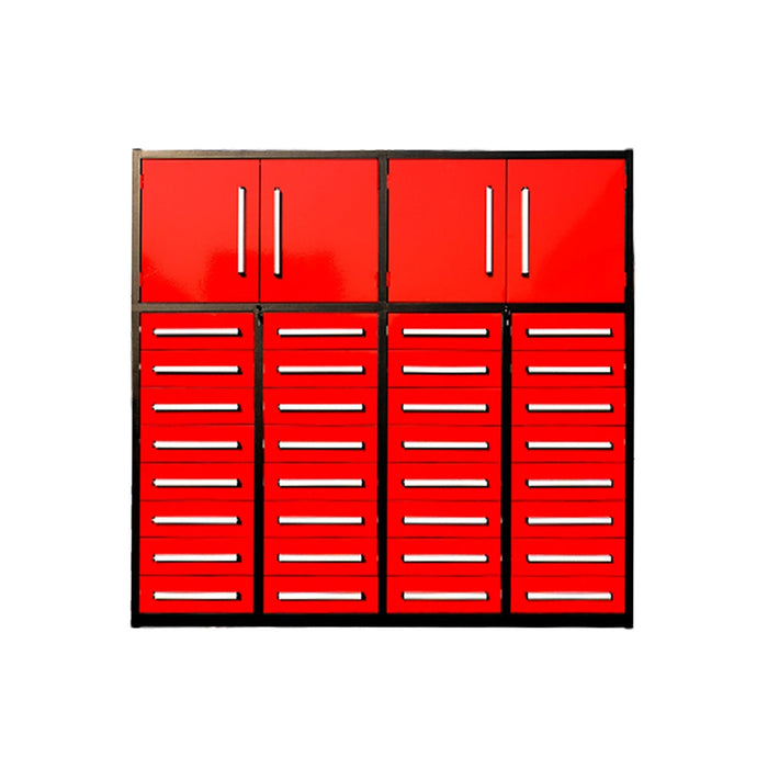 Chery Industrial 7ft Garage Storage Cabinet (32 Drawers & 2 Cabinets)