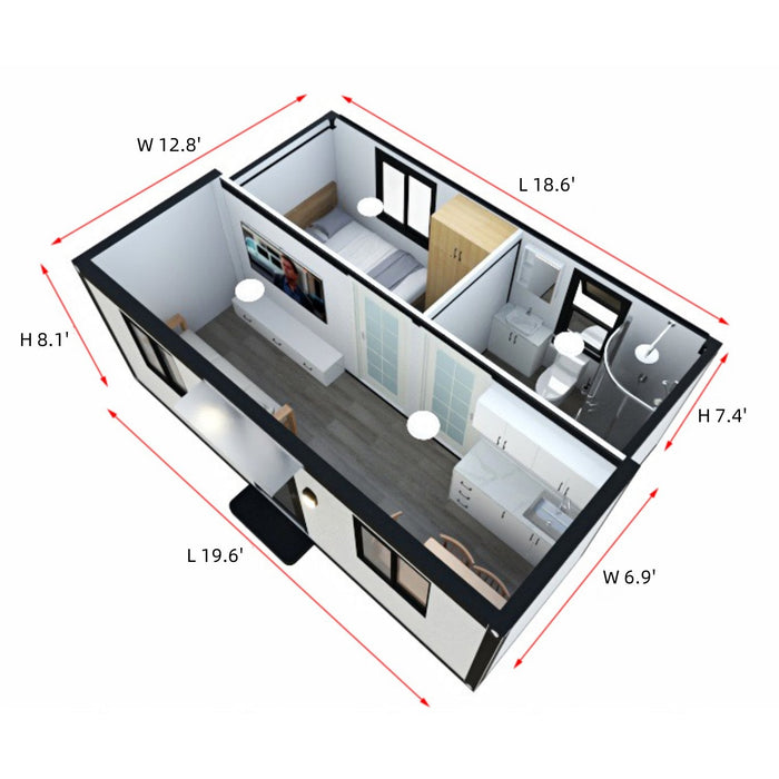 7ft x 20ft Mobile Studio with Extended Space - Pre Order