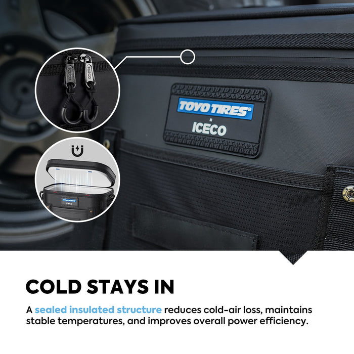 ICECO 13.5QT GOPACK12 Single Zone 12V Ice-Free Freezer  TOYO Limited Edition