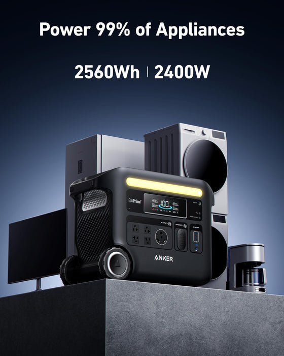 Anker SOLIX F2600 Power Station Solar Generator + 2*200W Solar Panel
