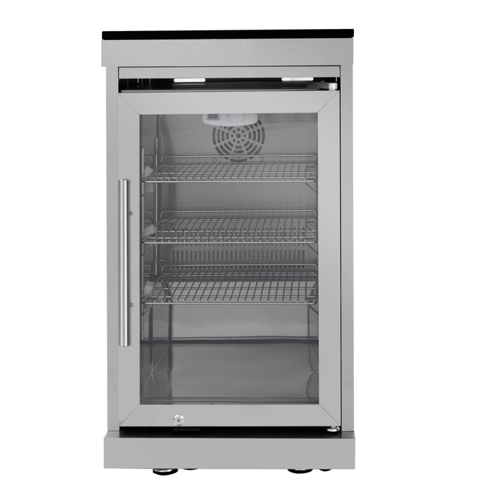 96" 6-Burner 85,000 BTU Deluxe Stainless Outdoor Kitchen Island Grill with Wine Cooler & Storage Cabinets