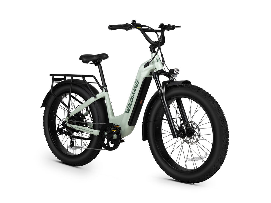 Velowave Ranger Step-Thru 3.0 Torque Sensor Electric Bike, 750W Motor, 48V Battery, 28 MPH