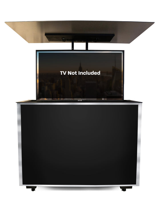 MirageVision 65" Outdoor TV Premium Lift Cabinet