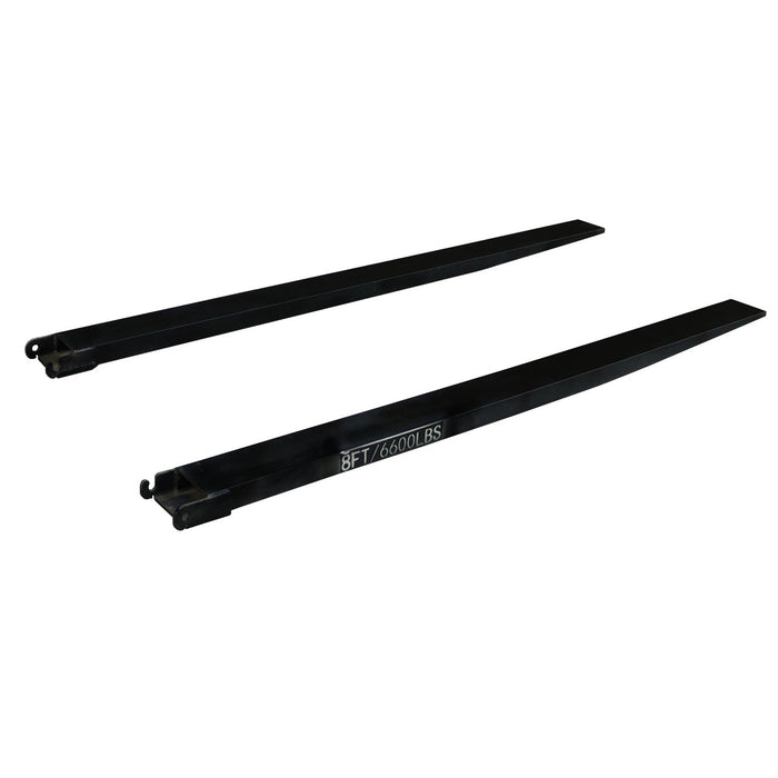 Greatbear 10ft Forklift Extensions 6” Wide Forks, 6600lbs Capacity (Pair)