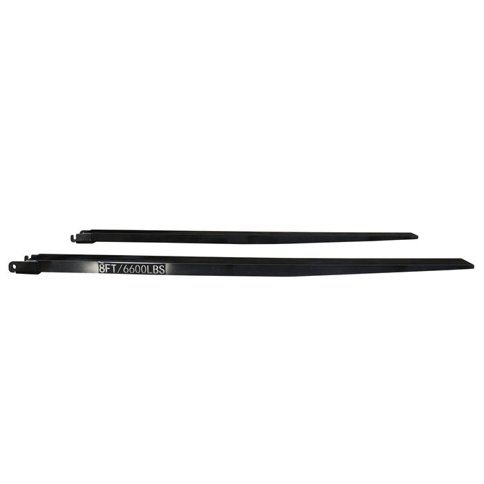 Greatbear 10ft Forklift Extensions 6” Wide Forks, 6600lbs Capacity (Pair)
