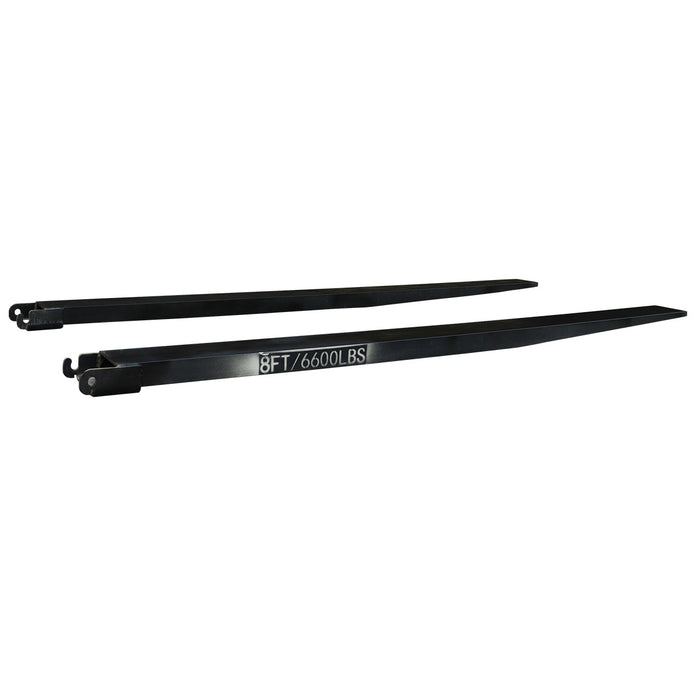 Greatbear 10ft Forklift Extensions 6” Wide Forks, 6600lbs Capacity (Pair)