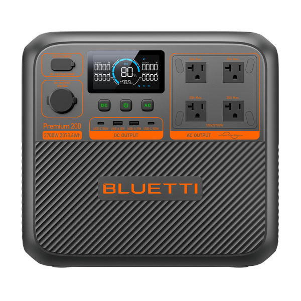 BLUETTI Premium 200 V2 AC270P 2073.6Wh 2700W Portable Power Station