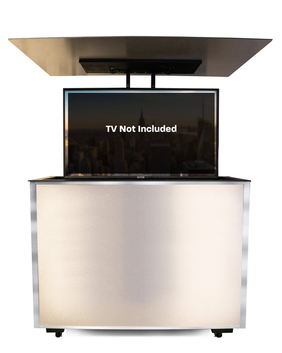 MirageVision 85" Outdoor TV Premium Lift Cabinet