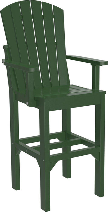 LuxCraft Recycled Plastic Adirondack Arm Chair (BAR HEIGHT)