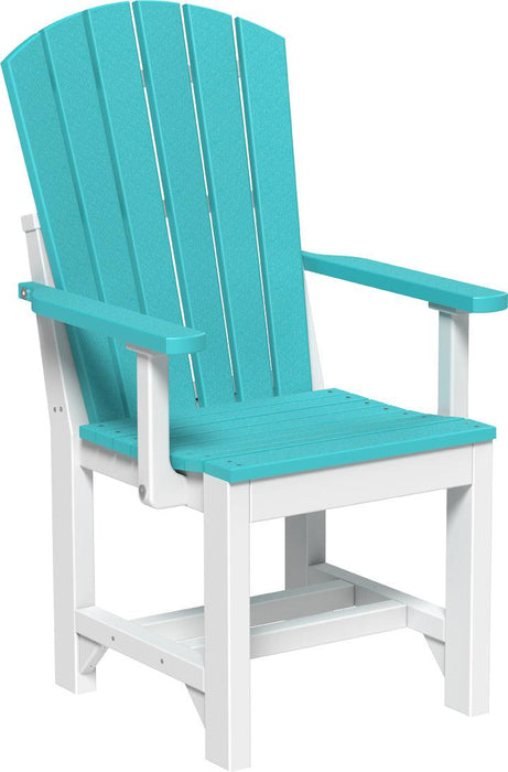 LuxCraft Recycled Plastic Adirondack Arm Chair (DINING HEIGHT)