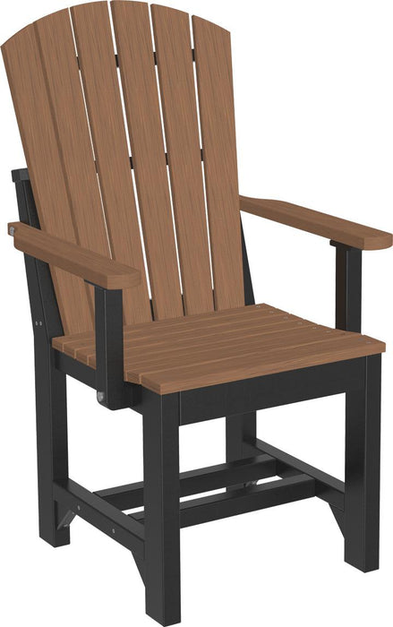 LuxCraft Recycled Plastic Adirondack Arm Chair (DINING HEIGHT)