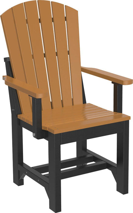 LuxCraft Recycled Plastic Adirondack Arm Chair (DINING HEIGHT)