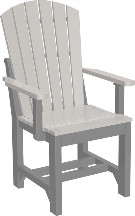 LuxCraft Recycled Plastic Adirondack Arm Chair (DINING HEIGHT)