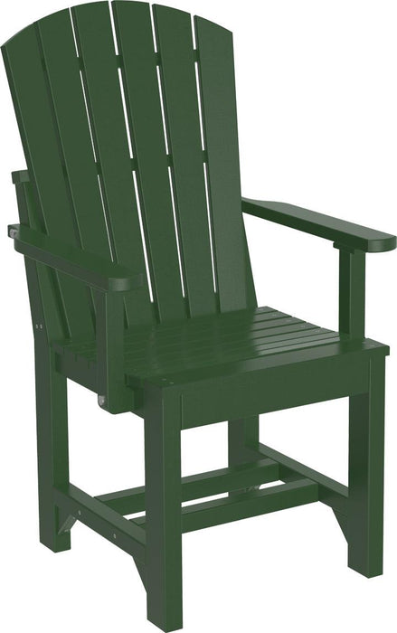 LuxCraft Recycled Plastic Adirondack Arm Chair (DINING HEIGHT)