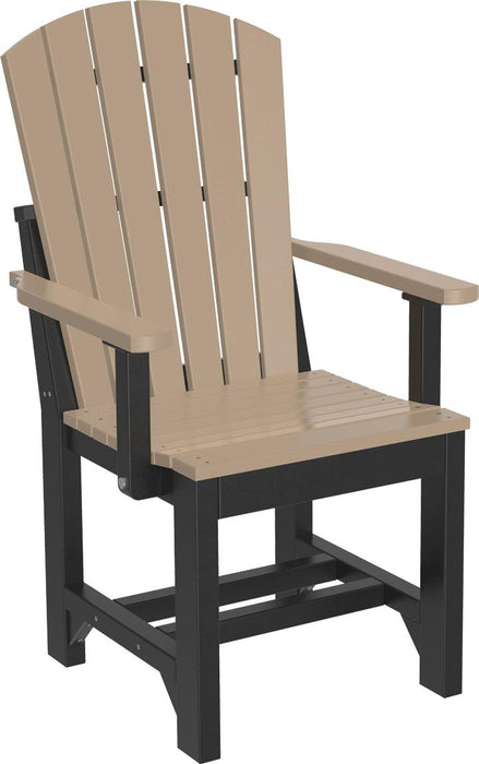LuxCraft Recycled Plastic Adirondack Arm Chair (DINING HEIGHT)
