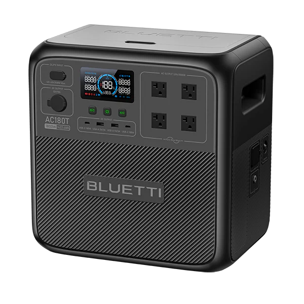 BLUETTI AC180T 1433Wh 1800W Solar Generator Portable Power Station