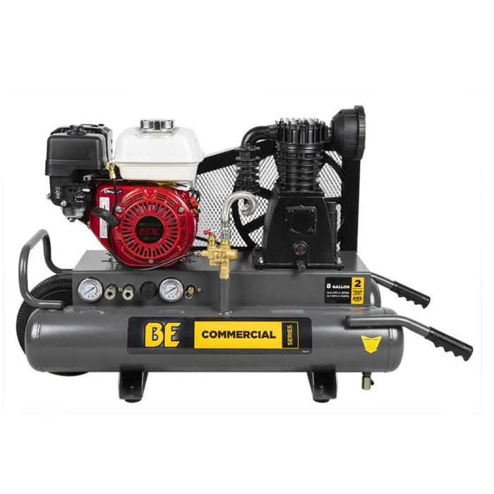 BE Power 13.8 CFM @ 90 PSI Gas Air Compressor with Honda GX200 Engine - AC658HB
