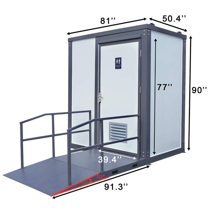 Handicap-Accessible Portable Restroom for Disabled ETA June