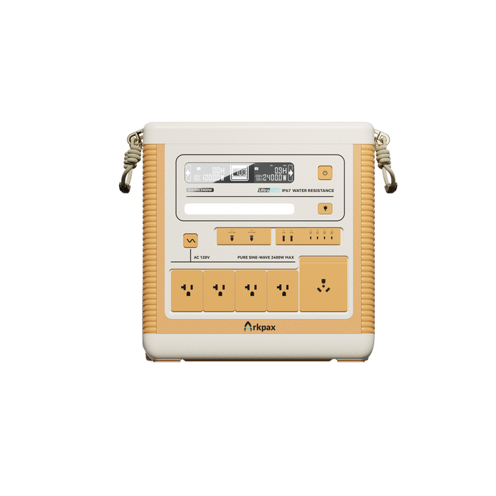 Arkpax Ark Pro IP67 Rating Professional Grade Solar Generator + Solar & Battery Kit Options