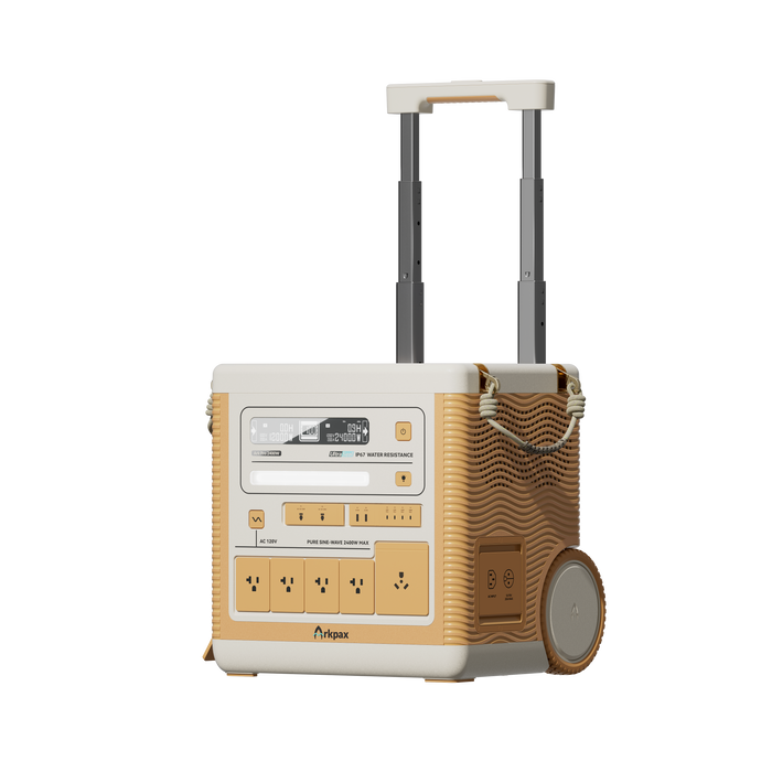 Arkpax Ark Pro IP67 Rating Professional Grade Solar Generator + Solar & Battery Kit Options