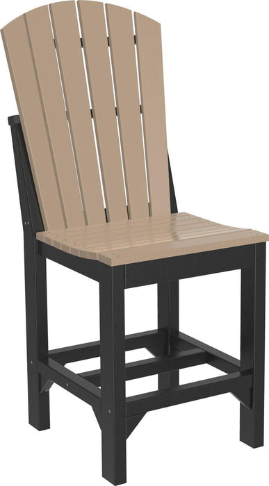 LuxCraft Recycled Plastic Adirondack Side Chair (COUNTER HEIGHT)