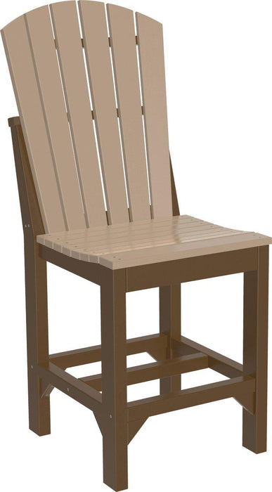 LuxCraft Recycled Plastic Adirondack Side Chair (COUNTER HEIGHT)
