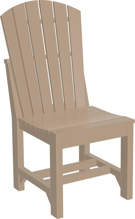 LuxCraft Recycled Plastic Adirondack Side Chair (DINING HEIGHT)
