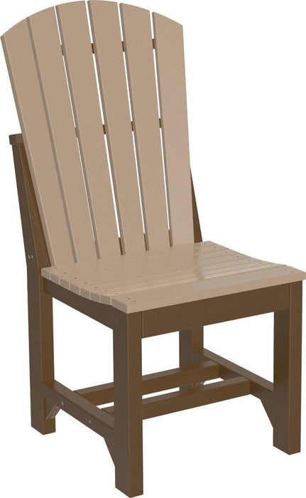 LuxCraft Recycled Plastic Adirondack Side Chair (DINING HEIGHT)