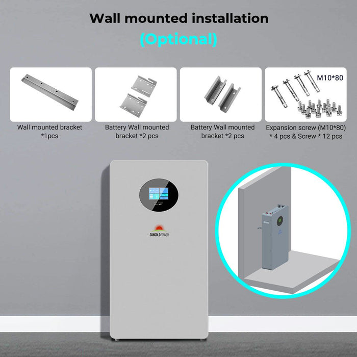 SungoldPower Powerwall X LITHIUM BATTERY 51.2V 200AH SG48200T