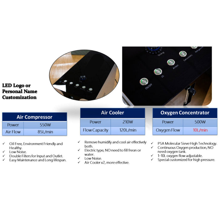 Airvida 1.1 - 1.4ATA Portable Lying Hyperbaric Chamber