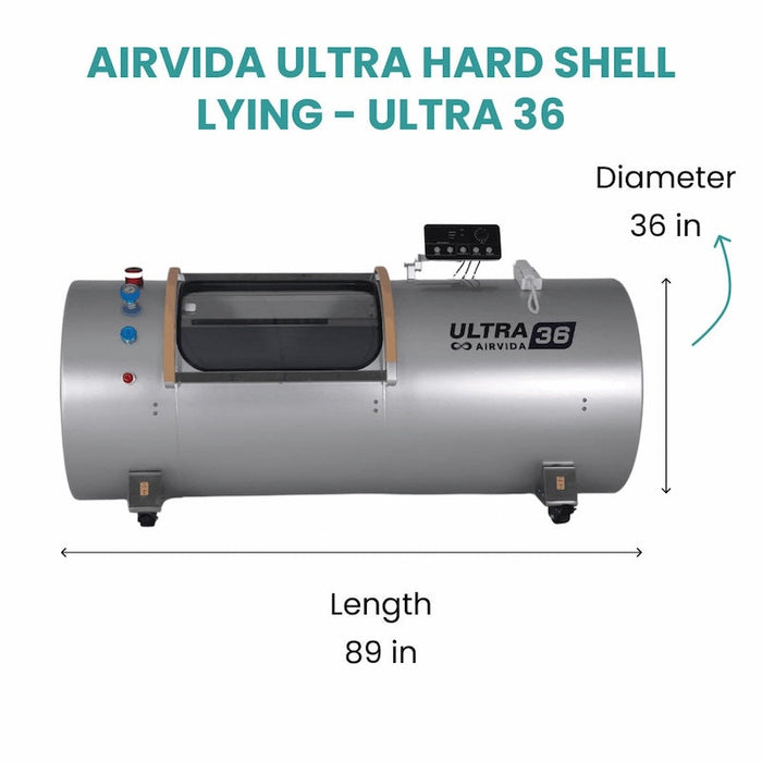 Airvida Ultra 1.3-2.0 ATA Hard Shell Lying Hyperbaric Chambers