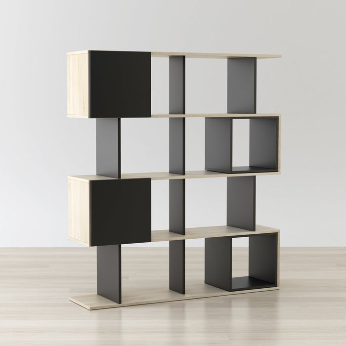 Anderson Teak Alliance Geometric Bookcase