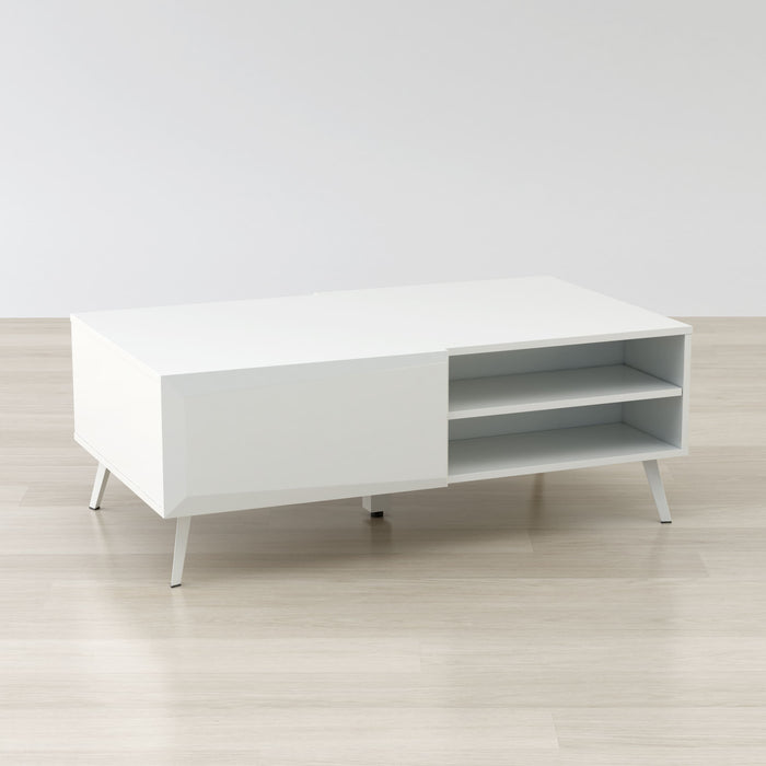 Anderson Teak Altus 43" Coffee Table White Glossy