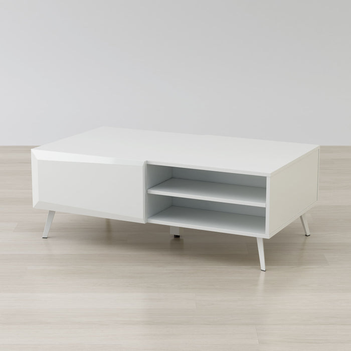 Anderson Teak Altus 43" Coffee Table White Glossy