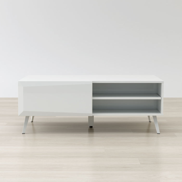 Anderson Teak Altus 43" Coffee Table White Glossy