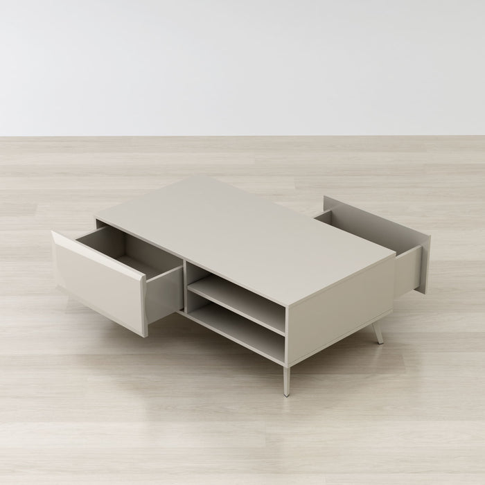 Anderson Teak Altus 43" Coffee Table Grey Gloss