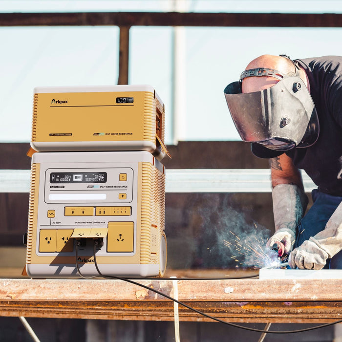 Arkpax Ark Pro Professional Grade Portable Power Station | 2300Wh | 2400W | IP67 Rated Water-Resistant and Dustproof